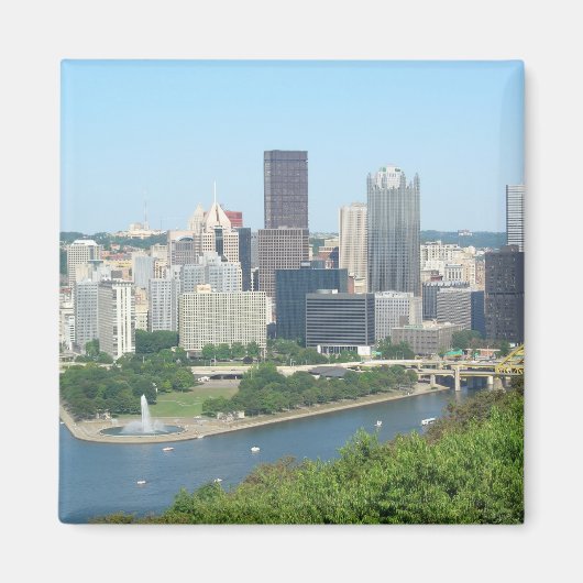 Pittsburgh Magnet Magneet (Voorkant)