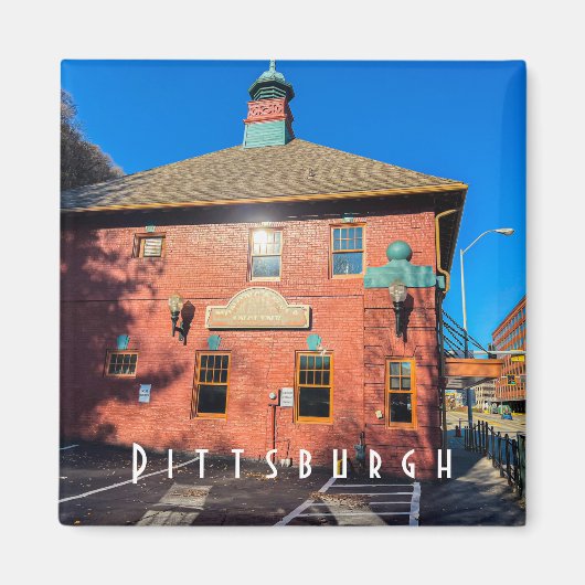 Pittsburgh Moncahella Magnet Magneet (Voorkant)