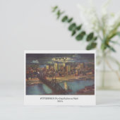 Pittsburgh PA, City Skyline à la carte postale (Debout devant)