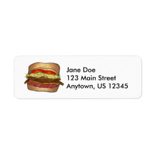 Pittsburgh PA Coleslaw Sandwich French Fry Labels