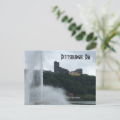 Pittsburgh, PA Fontaine Carte postale (Debout devant)
