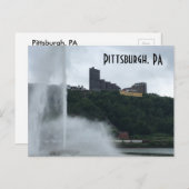 Pittsburgh, PA Fontaine Carte postale (Devant / Derrière)
