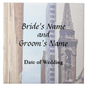 Pittsburgh PA Smithfield St bij Smithfield Church Tegeltje