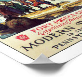  Pittsburgh PA Travel Poster Print (Hoek)