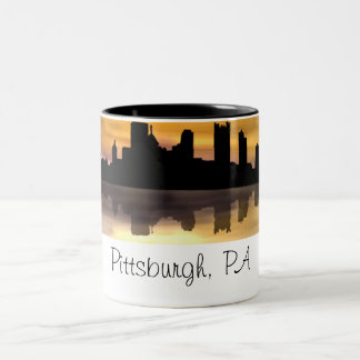 Pittsburgh, PA Tweekleurige Koffiemok