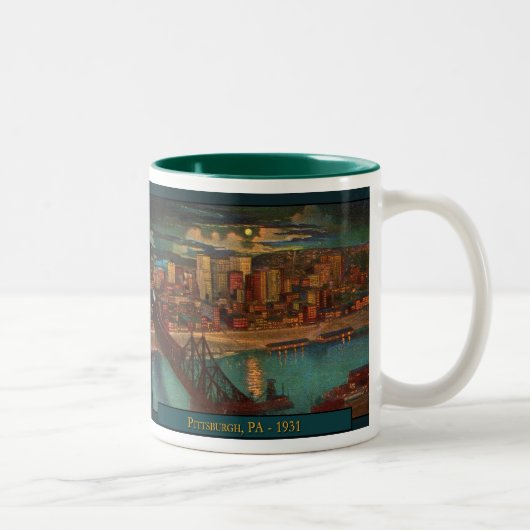 Pittsburgh Par Moonlight Coffee Mug (Droit)