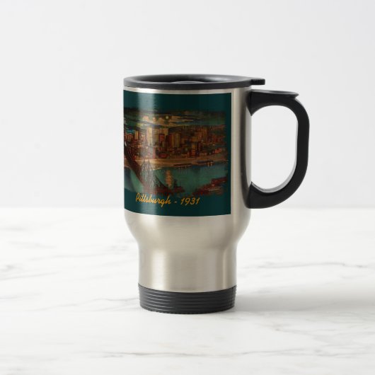 Pittsburgh Par Moonlight Travel Mug (Droit)