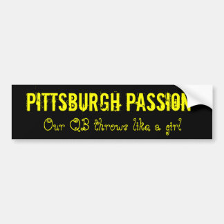 Pittsburgh Passion Bumpersticker