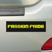 Pittsburgh Passion Bumpersticker (Op auto)