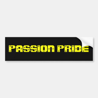 Pittsburgh Passion Bumpersticker