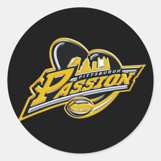 Pittsburgh Passion Sticker (Voorkant)