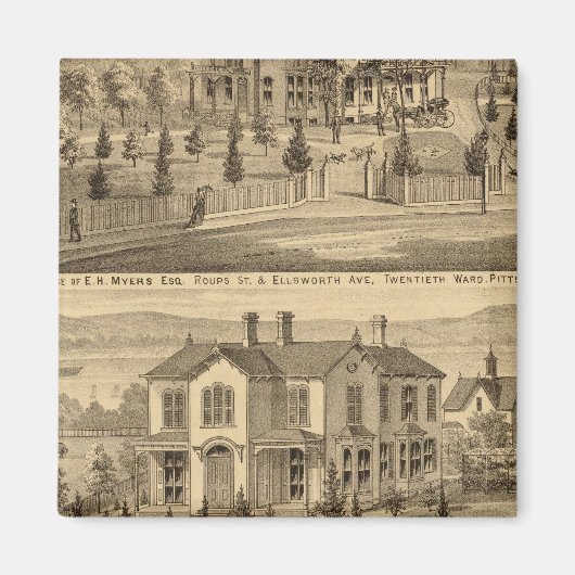 Pittsburgh, Pennsylvania 2 Magneet (Voorkant)