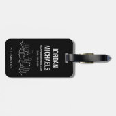 Pittsburgh Pennsylvania Bagagelabel (Achterkant horizontaal)