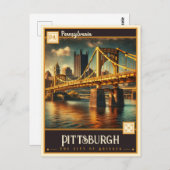 Pittsburgh, Pennsylvania |  Briefkaart (Voorkant / Achterkant)