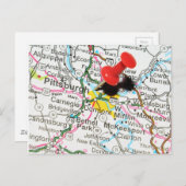 Pittsburgh, Pennsylvania Briefkaart (Voorkant / Achterkant)