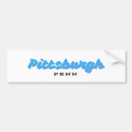 Pittsburgh Pennsylvania Bumpersticker