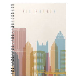 Pittsburgh, Pennsylvania   City Skyline Notitieboek