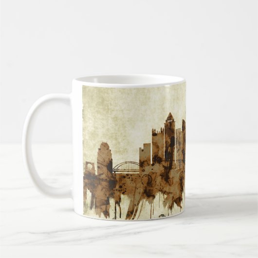Pittsburgh Pennsylvania Cityscape Koffiemok (Links)