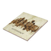 Pittsburgh Pennsylvania Cityscape Tegeltje (Zijkant)