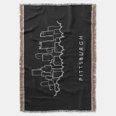 Pittsburgh Pennsylvania Deken (Voorkant Verticaal)