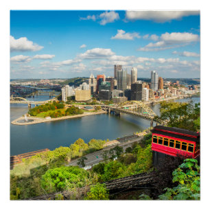 Pittsburgh Pennsylvania Duquesne Inline Perfect Poster