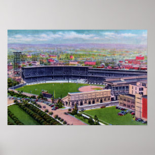 Pittsburgh Pennsylvania Forbes Field Schenley Park Poster