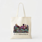 Pittsburgh, Pennsylvania, graffiti Tote Bag (Voorkant)