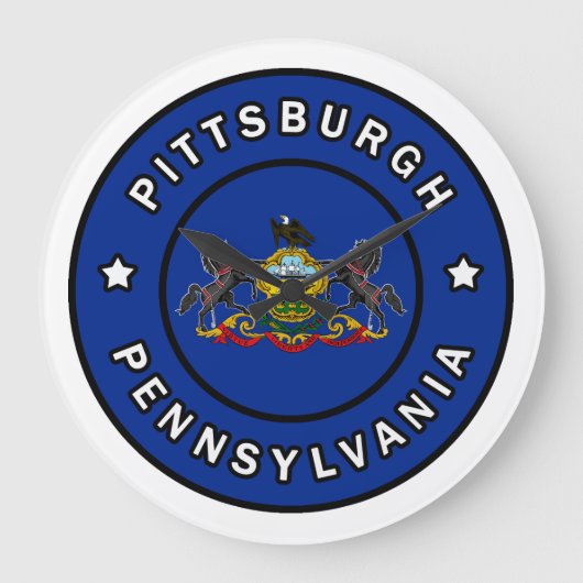 Pittsburgh Pennsylvania Grote Klok (Voorkant)