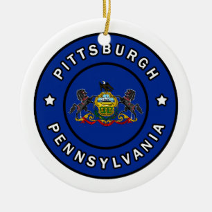 Pittsburgh Pennsylvania Keramisch Ornament
