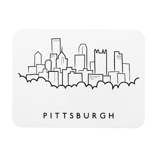 Pittsburgh Pennsylvania Magneet (Horizontaal)
