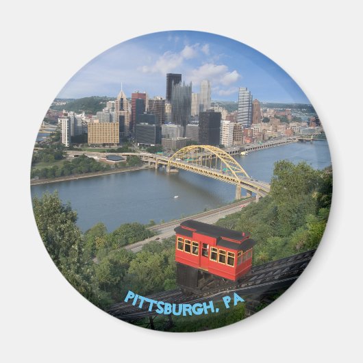 Pittsburgh Pennsylvania Magnet Magneet (Voorkant)