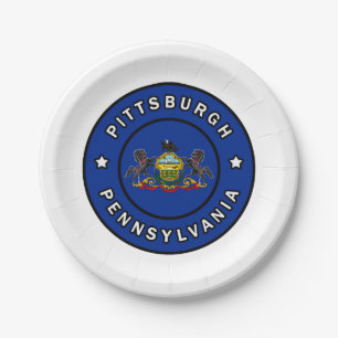 Pittsburgh Pennsylvania Papieren Bordje