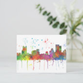 PITTSBURGH PENNSYLVANIA SKYLINE BRIEFKAART (Staand voorkant)