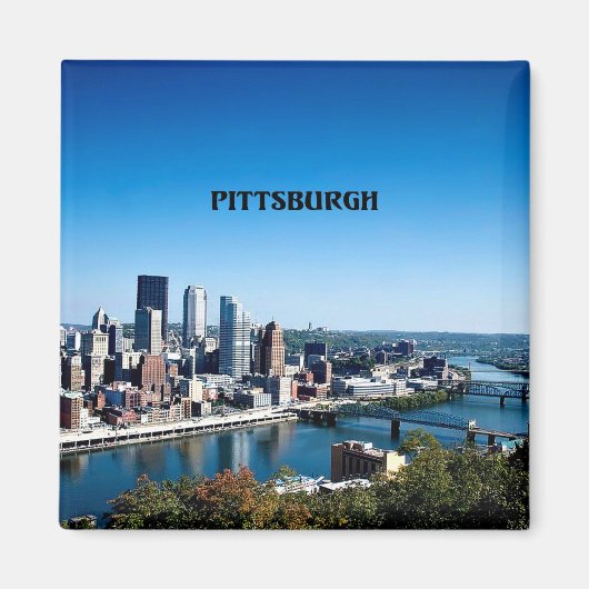 Pittsburgh, Pennsylvania skyline-foto Magneet (Voorkant)