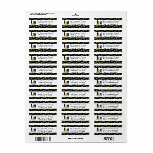 Pittsburgh Pennsylvania Skyline Gepersonaliseerd Etiket (Full Sheet)