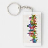 Pittsburgh Pennsylvania Skyline Sleutelhanger (Voorkant)