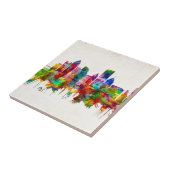 Pittsburgh Pennsylvania Skyline Tegeltje (Zijkant)