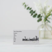 PITTSBURGH PENNSYLVANIA SKYLINE VISITEKAARTJE (Staand voorkant)