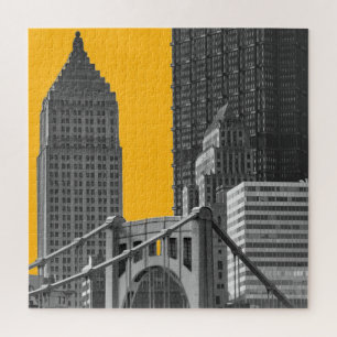 Pittsburgh Pennsylvania Steel City Skyline Foto P Legpuzzel