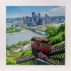 Pittsburgh Pennsylvania Steel City Skyline Inline Legpuzzel