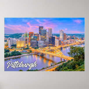 Pittsburgh, Pennsylvania, Verenigde Staten Poster