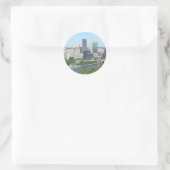 Pittsburgh Ronde Sticker (Tas)