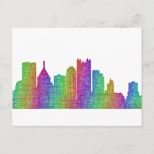 Pittsburgh skyline briefkaart (Voorkant)