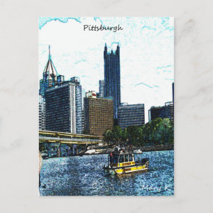 Pittsburgh Skyline Briefkaart