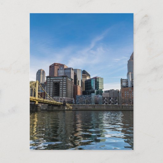 Pittsburgh Skyline Briefkaart (Voorkant)