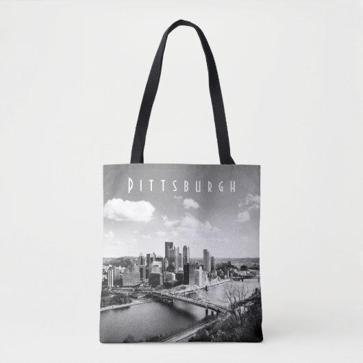 Pittsburgh Skyline Canvas tas (Voorkant)