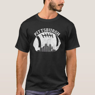 Pittsburgh Skyline Football Fan Pittsburgh T-shirt