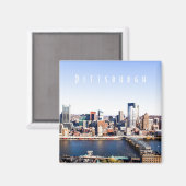 Pittsburgh Skyline Magnet (Recto/Verso)