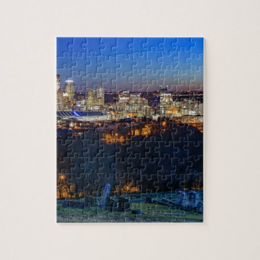 Pittsburgh Skyline op Sunset Legpuzzel (Verticaal)