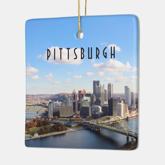 Pittsburgh Skyline Ornament (Links)